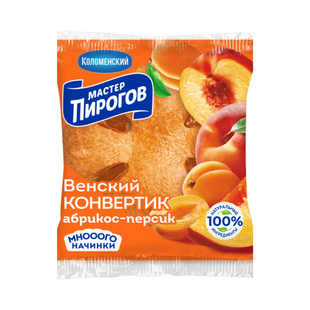 «Венский конвертик» с начинкой абрикос- персик, 70 г