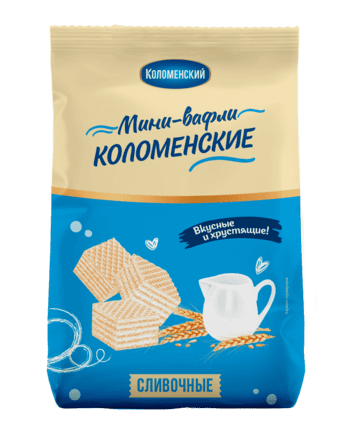 Мини-вафли «Коломенские» сливочные, 200 г