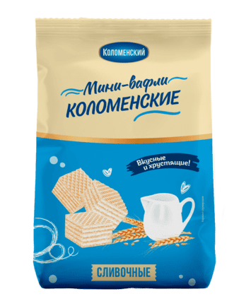 Мини-вафли «Коломенские» сливочные, 200 г