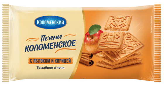 Печенье  «Коломенское» с яблоком и корицей, 120 г