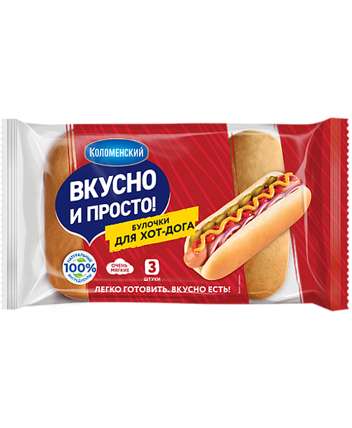 Булочки для хот-дога, 180 г