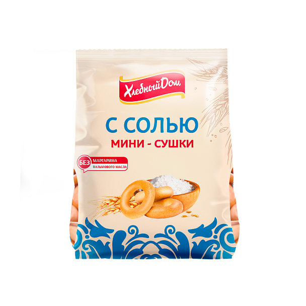 Мини-сушки с солью, 180 г