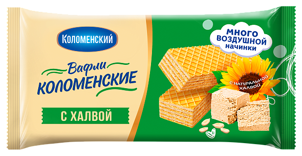 Вафли «Коломенские» с халвой, 200 г